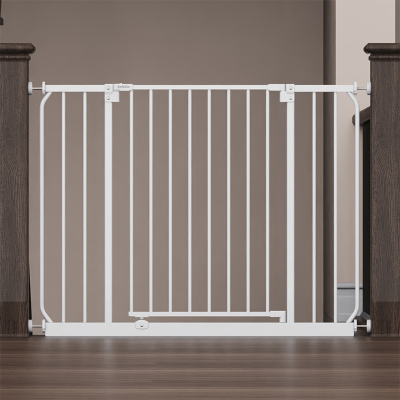 3029 Puerta ancha de presión de seguridad para niños y mascotas, para escaleras