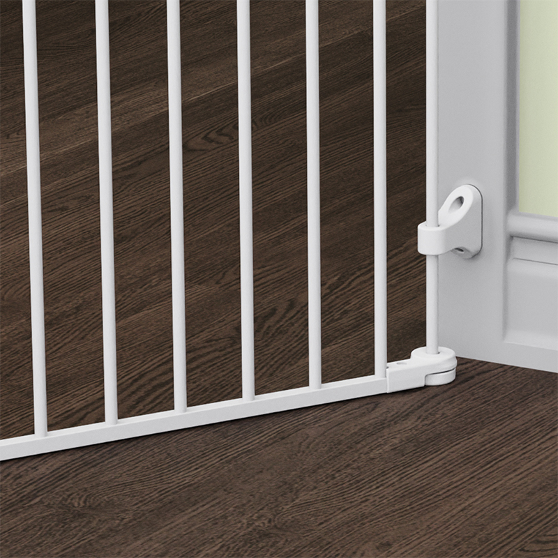 3035 Valla de Puerta de seguridad infantil de metal plegable de 3 paneles con cierre fácil