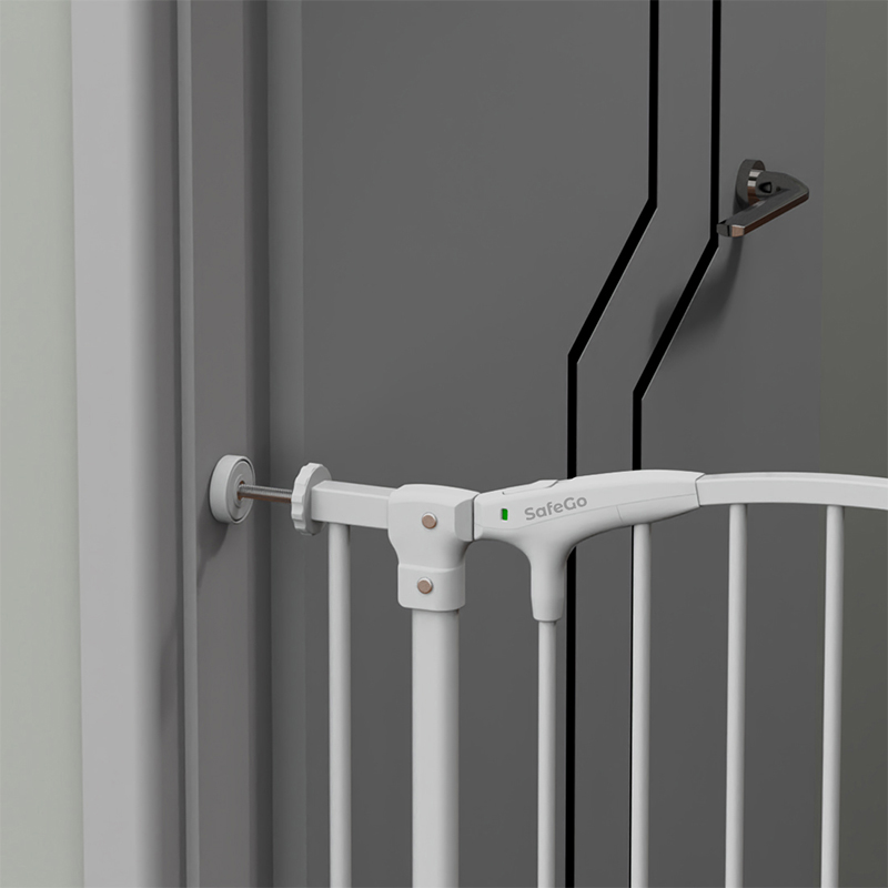 3053 Puerta alta decorativa con arco y paso para bebé